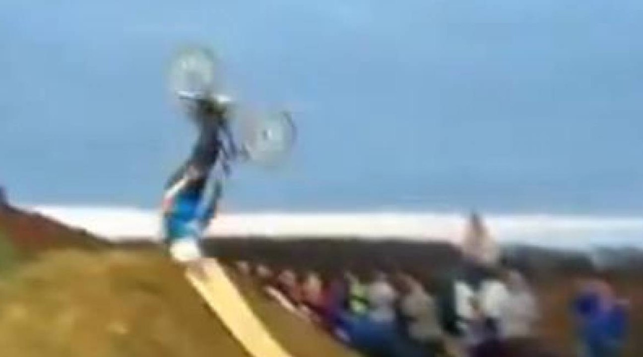 Gros crash en BMX
