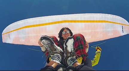 Une belle fin de saison entre ciel et neige