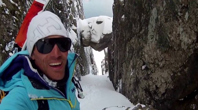 Caméra embarquée : Aurélien Ducroz sur un couloir monstre en Norvège