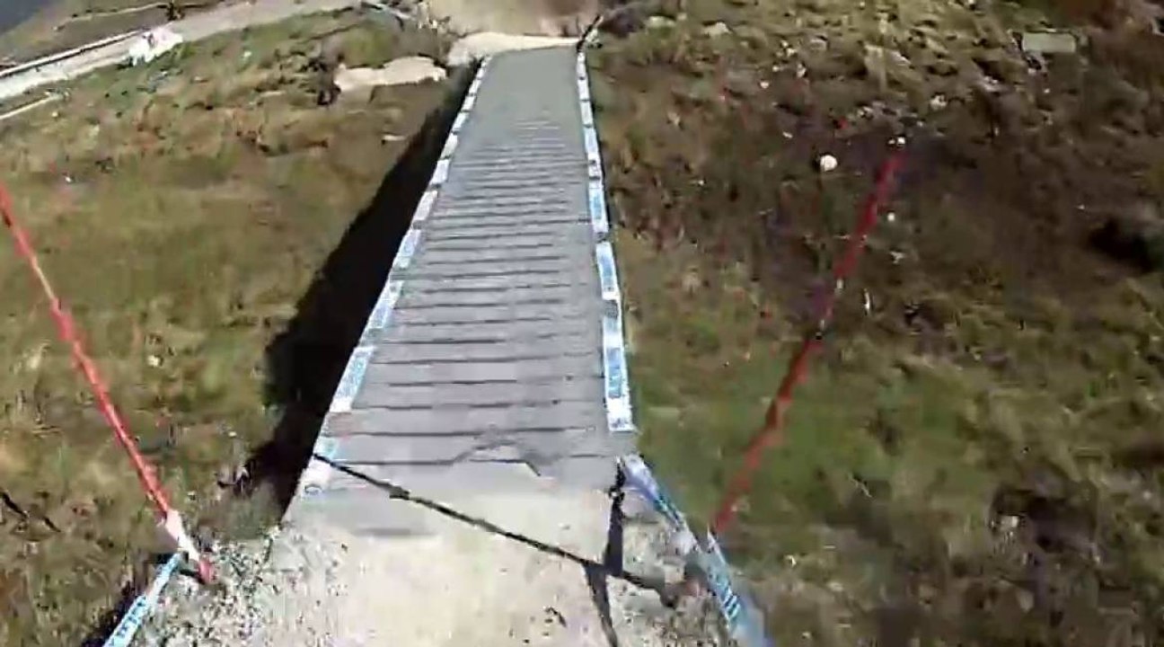 Coupe du monde UCI DH : vue de l'intérieur à Fort William avec Tracey Hannah