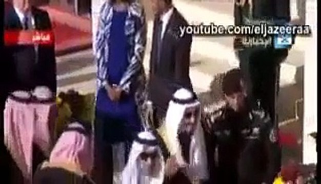 King Salman leaves Obama in Asar prayer Time First Namaz then all protocols