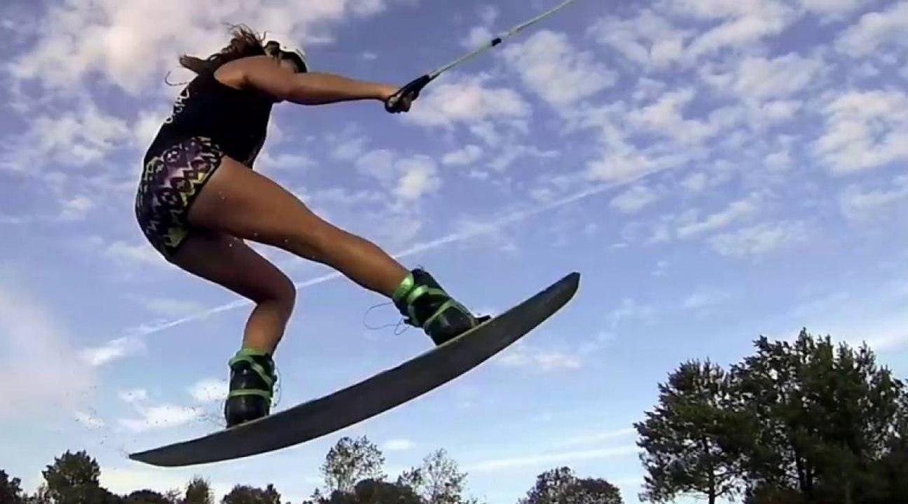 Marion Haerty : session wakeboard