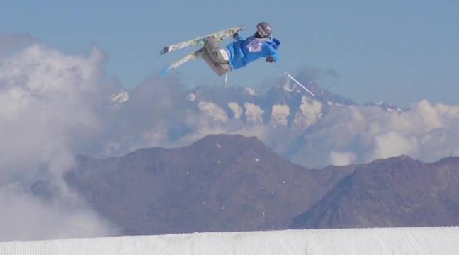 Sessions ski à Saas fee avec Jules Bonnaire