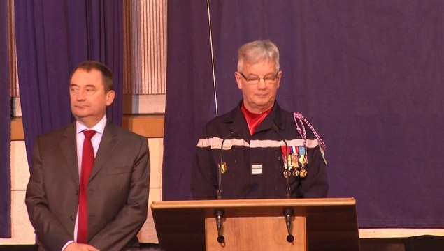 Voeux 2015 au SDIS de l'Oise: le discours du Président de l'Union départementale des sapeurs-pompiers