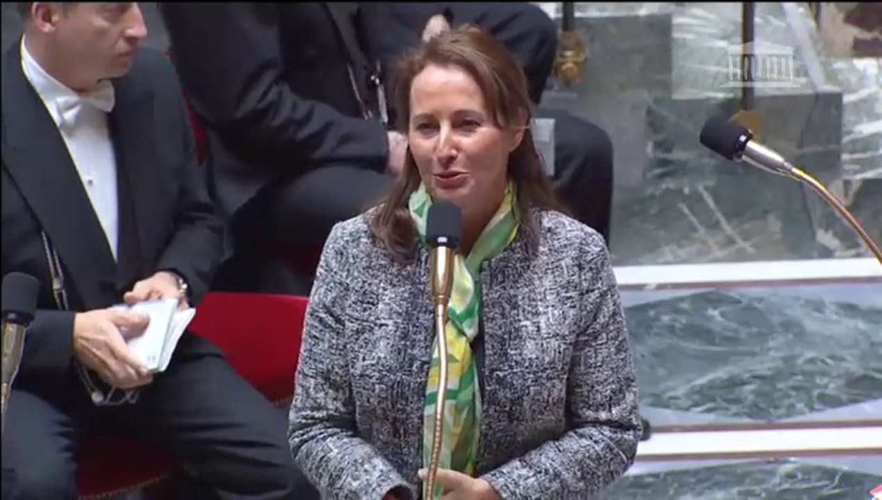 S. Royal répond à une QAG de Michèle Bonneton au sujet de la modernisation du droit de l'environnement
