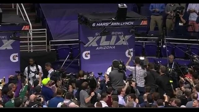 Marshawn Lynch 'I'm Just Here So I Won't Get Fined' Super Bowl