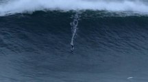 Vagues XXL au Portugal : la vague folle d'Andrew Cotton à Nazaré