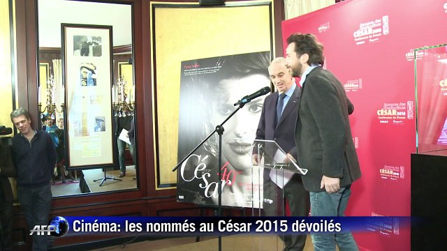 Cinéma: les nommés aux César 2015 dévoilés