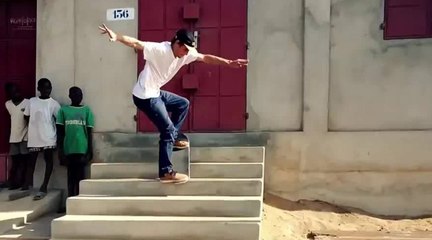 Un trip skateboard au Togo