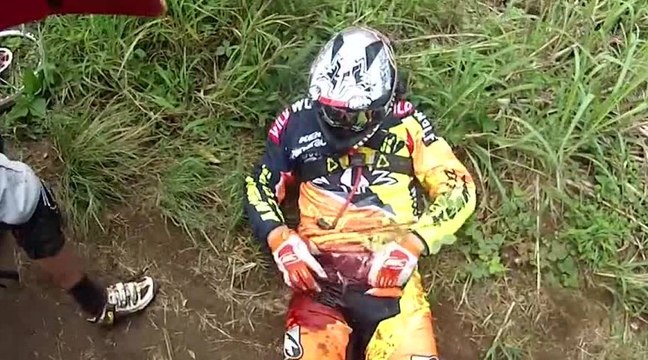 Le dangereux crash de Cédric Gracia sur l'île de la Réunion