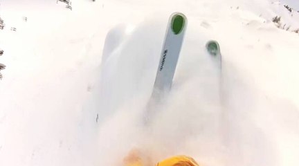 Freeride World Tour Courmayeur : la descente en caméra embarquée