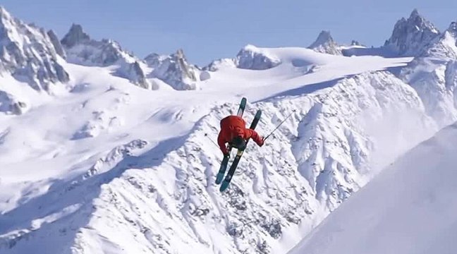 1 minute de freeride avec Sam Favret