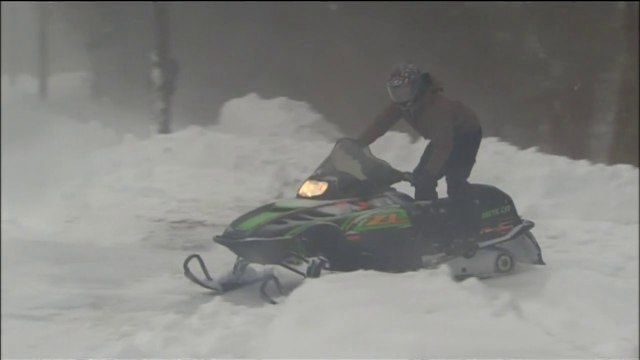 Boston, les habitants chaussent leurs skis