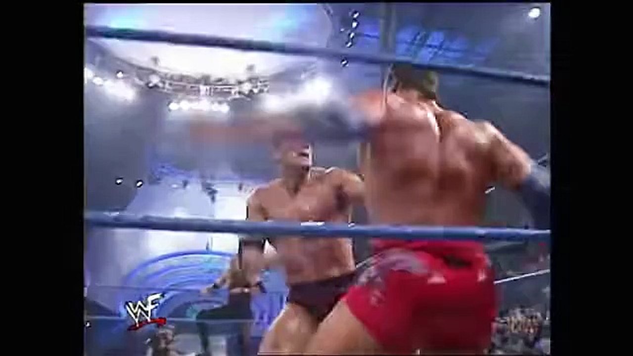 The Rock, Undertaker & Kane vs. Edge, Christian & Kurt Angle- SmackDown, February 22, 2001 - YouTube