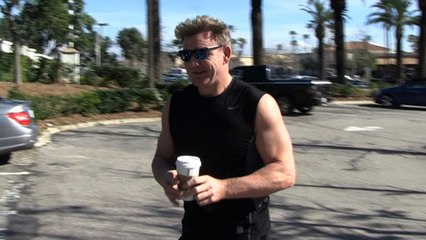 Gordon Ramsay -- GUNS OUT ... In Beverly Hills