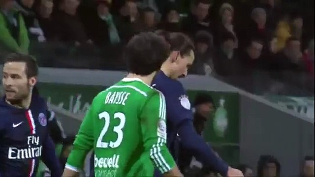 Zlatan Ibrahimovic with 'Sorry, who are you' gesture towards Baysse