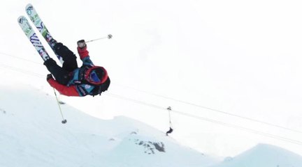 Sur le Freeride World Tour Chamonix avec Kevin Guri