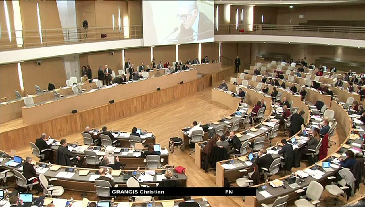 Christian Grangis (FN) critique le projet Rhône-Médian