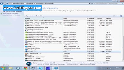 Solución de Porque no se abre el Sony Vegas Pro