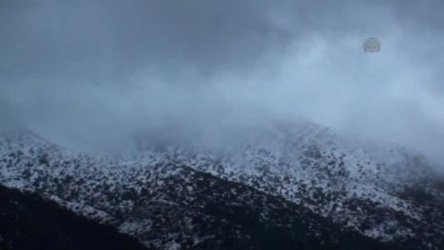 Muğla'nın Yüksek Kesimlerine Kar Yağdı