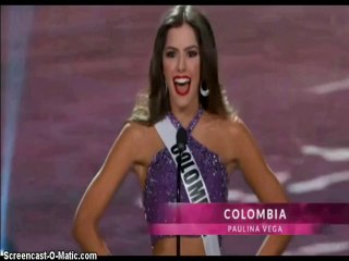 Las 87 candidatas con las que compitió Colombia, obteniendo el título la bella colombiana