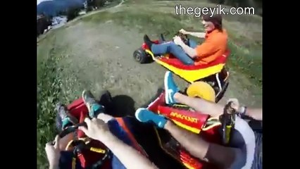 Dağdan keyifli iniş