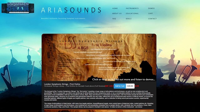 London Symphonic Strings - Kontakt Sample Library - First Violins - SoundsAndGear.com