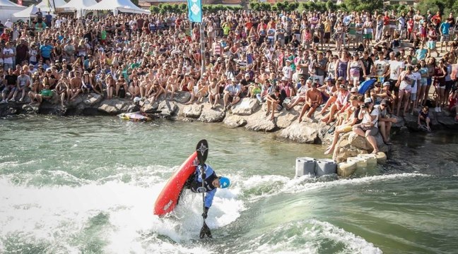 Les premiers runs des finales kayak de la coupe du monde