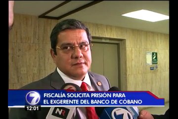 Fiscalía solicitó cambio en medidas cautelares a exgerente bancario