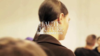 Hair at Armani Privé by Odile Gilbert haute couture Spring/Summer 2015