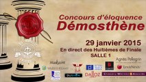 Huitièmes de finale Salle 1 - Concours d'éloquence Démosthène 2015