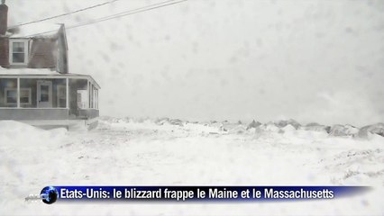 Etats-Unis: le blizzard frappe Maine et Massachusetts