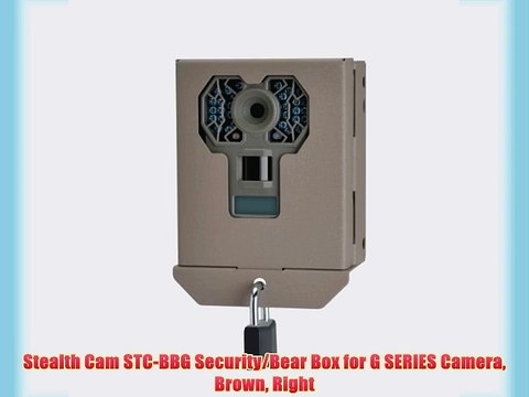 Stealth Cam STC-BBG Security/Bear Box for G SERIES Camera Brown Right
