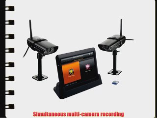 Uniden Guardian Advanced Wireless 7-Inch Screen Video Surveillance System with 2 Outdoor Cameras