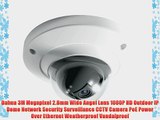 Dahua 3M Megapixel 2.8mm Wide Angel Lens 1080P HD Outdoor IP Dome Network Security Surveillance