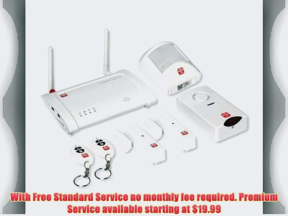 Oplink Connected CMPOPG2204OPL01 Alarm Shield Home Security System (White)