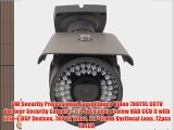 GW Security Professional Surveillance Video 700TVL CCTV Outdoor Security Camera - 1/3-Inch