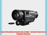 Pyle PSHTCM88 Handheld Night Vision Camera with Record Video Snap Images LCD Display and Built-in