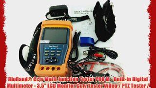 RioRand? Cctv Multi-function Tester PRO M - Built-in Digital Multimeter - 3.5 LCD Monitor Cctv