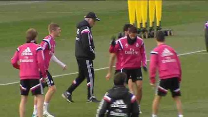 Real Madrid hold final training session ahead of Real Sociedad match