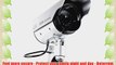 Fake Security Cameras Solar Powered - Blinking Red LED Light - Internal Lithium Rechargeable