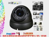 BW? 700TVL 1/3 Sony CCD 2.0 Mega Varifocal Zoom CCTV Surveillance Camera with OSD Menu Night