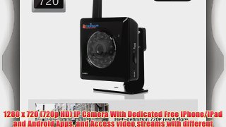 TriVision NC-227WF HD 720P Wireless IP Security Camera with 1280 x 720 HD Pixel Video and Install