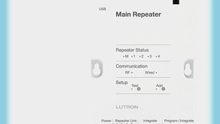 Lutron RadioRa Main Repeater RR-MAIN-REP-WH