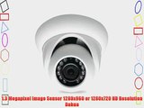 Dahua 1.3 Megapixel IPC-HDW2100 2.8MM Wide Angle IP IR Security Camera ONVIF Weatherproof