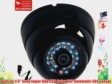 VideoSecu 600TVL Outdoor IR Infrared Home Dome Security Camera Built-in 1/3 Sony Color CCD