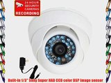 VideoSecu 600TVL Built-in 1/3 SONY CCD Outdoor Dome Security Surveillance Camera Day Night