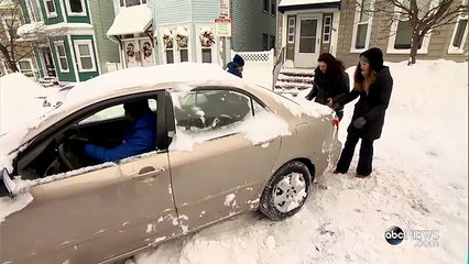 This Blizzard-Stranded Woman Really Needs to Get to Work