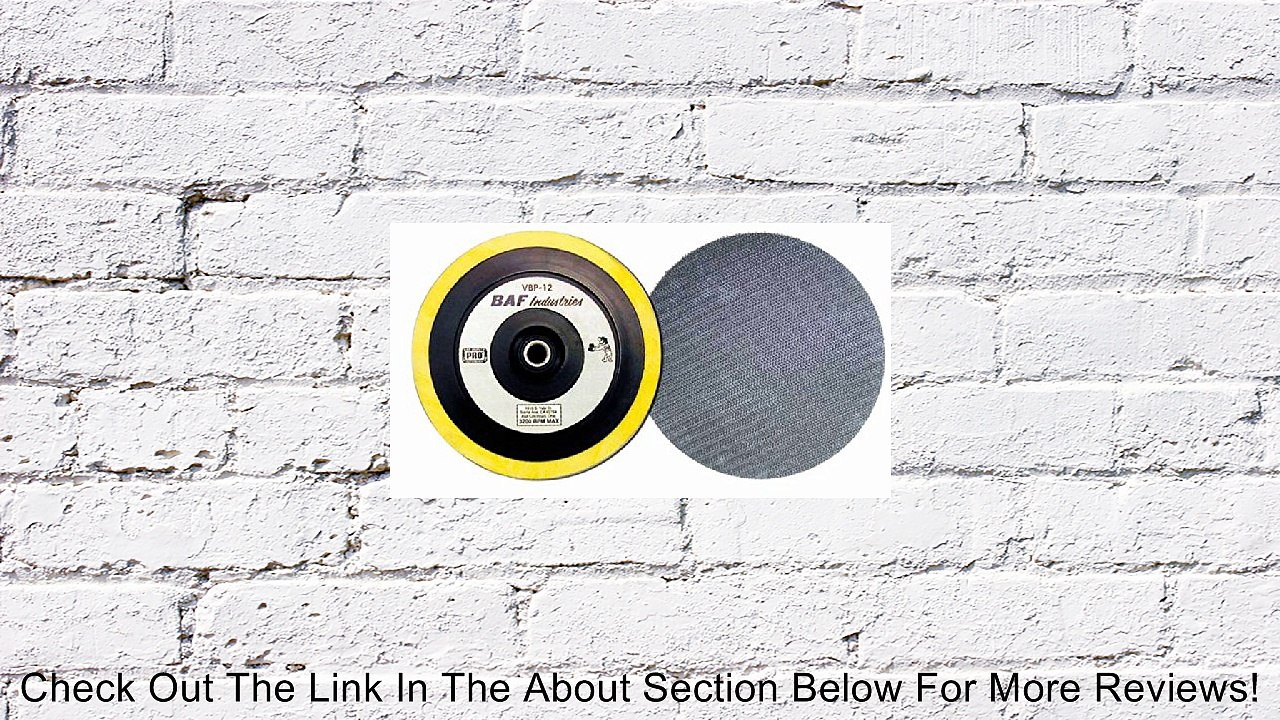 VELCRO BACKING PLATE Review