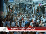 77 Milyon 696 bin kişi olduk İstanbul'un nüfusu 15 Milyona dayandı